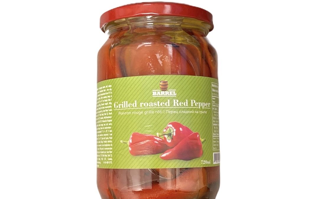 Grilled roasted Red Pepper