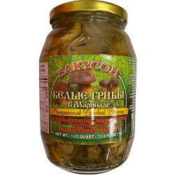 Marinated king mushrooms