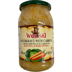 Sauerkraut with carrots