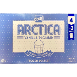 Vanilla Plombir ice cream Arctica