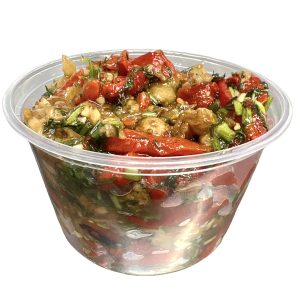 Eggplant & Pepper Salad