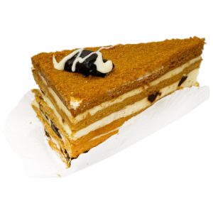 Honey Prune Cake Slice