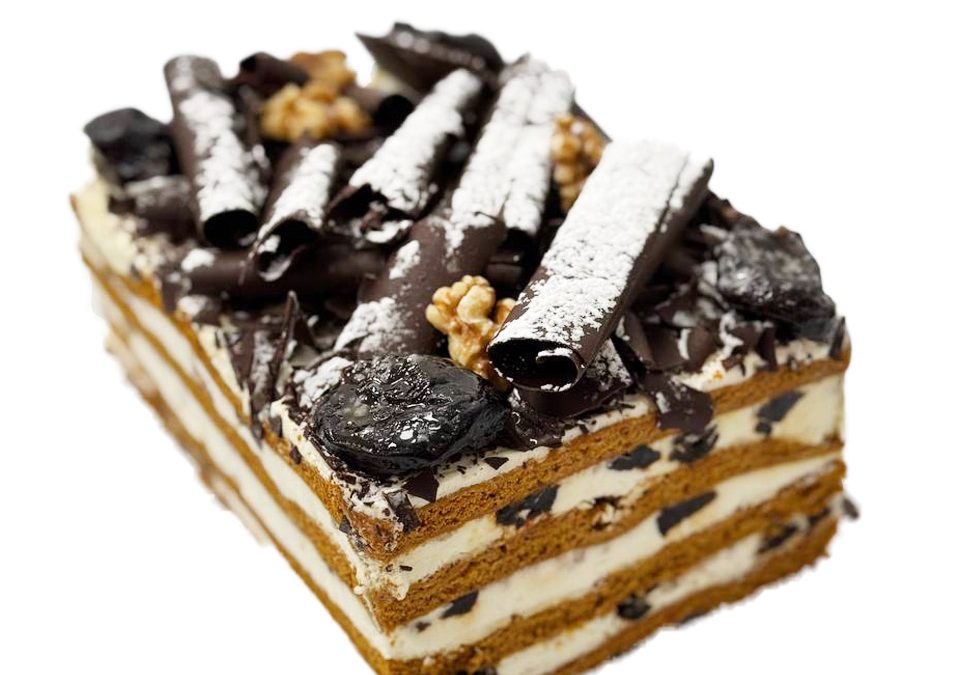 Prune Walnut Honey Cake